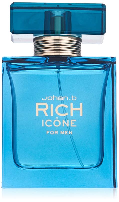 Johan B. Rich Icone for Men Eau De Toilette Spray, 3 .